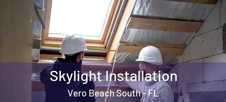  Skylight Installation Vero Beach South - FL